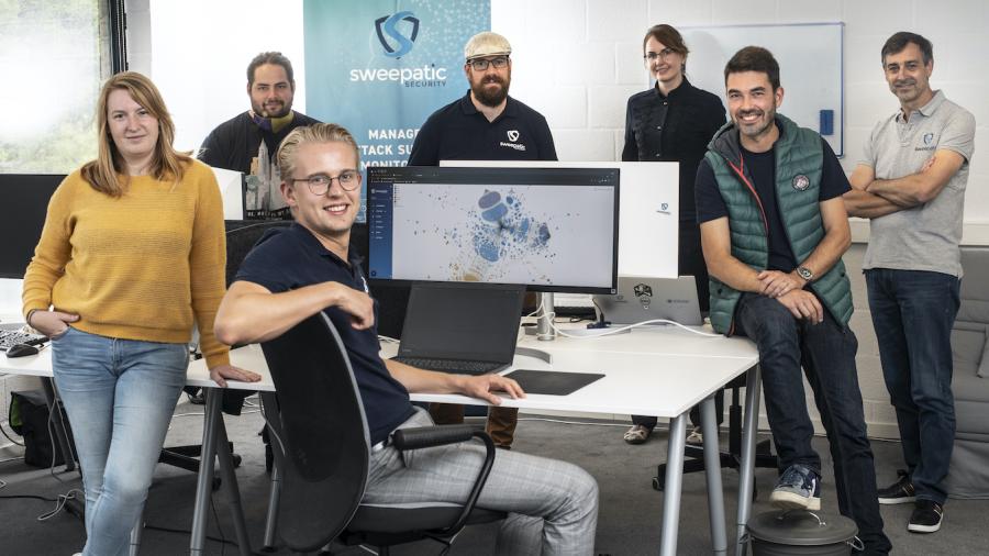Het Sweepatic-team op kantoor in Leuven