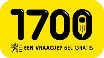 Het logo van de Vlaamse Infolijn met nummer 1700