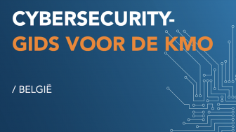Cover van de Cybersecurity gids voor de kmo, van het CCB